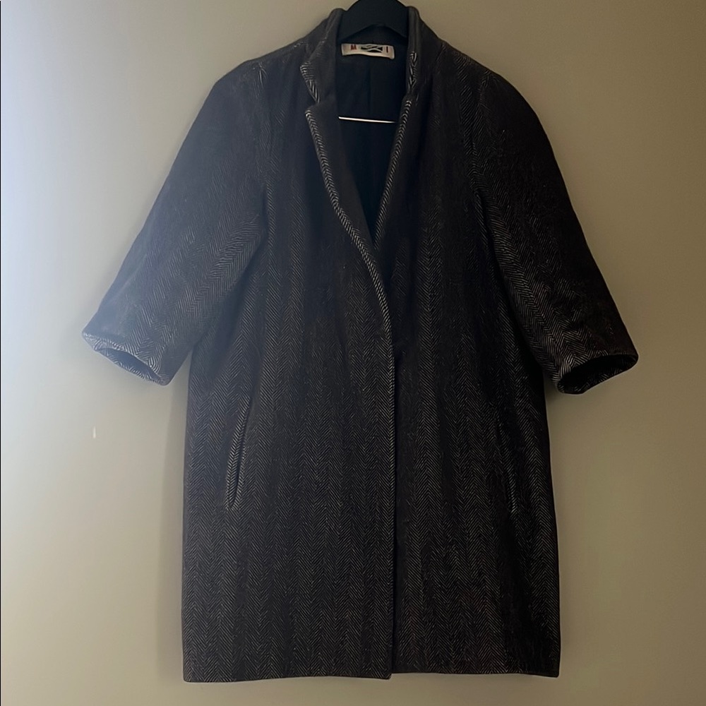Vintage Herringbone Blazer Style Jacket